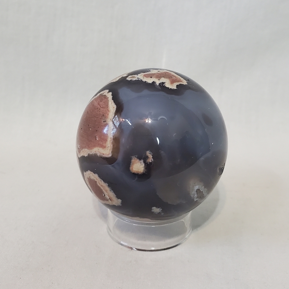 **SOLD** Volcano Agate Sphere UV Reactive - Picture 4 of 5
